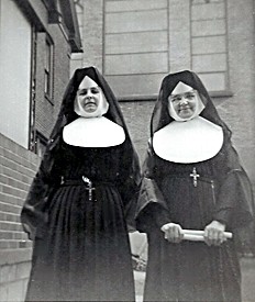 Sister Martin dePorres and Sister Agnes Eugene 1961
