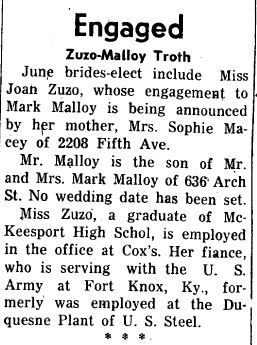 Engagement July 3, 1957