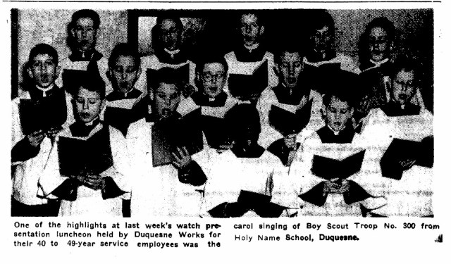 Holy Name Choir 1953